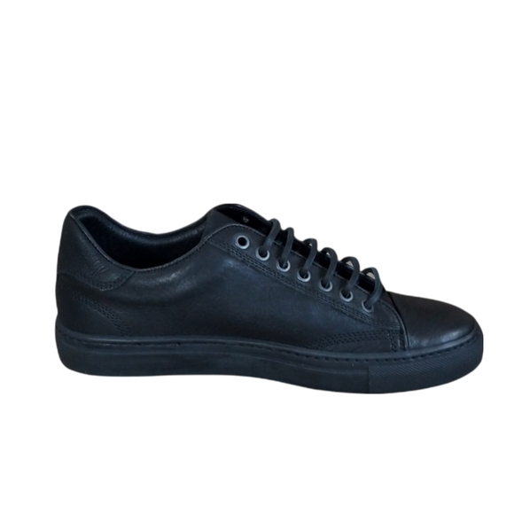 Wings + Horns All Black Low-Top Leather Sneaker Leather Laces EU 39 - Picture 6 of 10